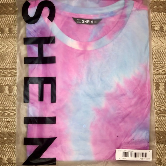 RESTOCKED! Tie Dye Short Sleeve Mini Dress S M - Picture 6 of 7